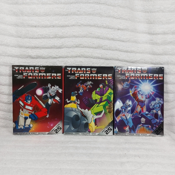 Transformers Complete First Season, Season Two Volume One, Seasons 3 & 4 DVD Set - Picture 1 of 8